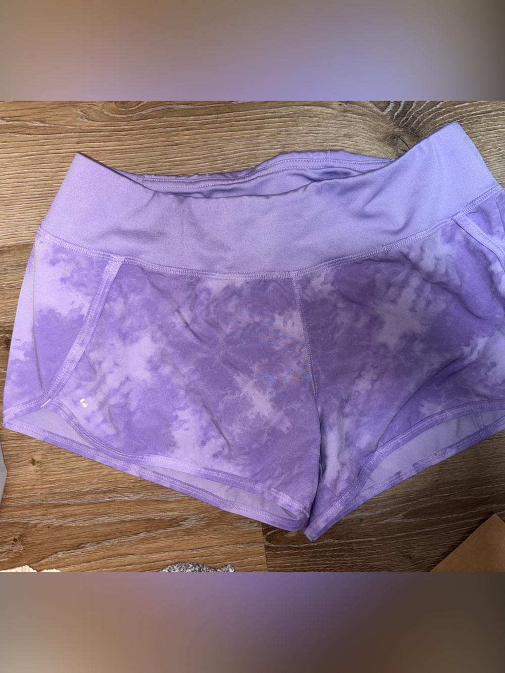 OFFERS OPEN! Women’s medium Under Armour shorts Lavender purple & neon Athletic